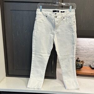 1822 Denim Women's Crisp White Skinny Jeans